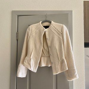 BCBG Wool dressy beige Jacket Size XS